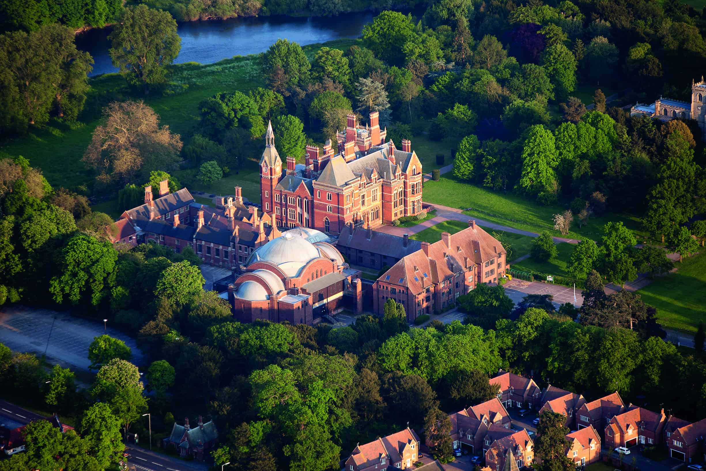 Grey Coffee Office - Aerial Shot - Kelham Hall