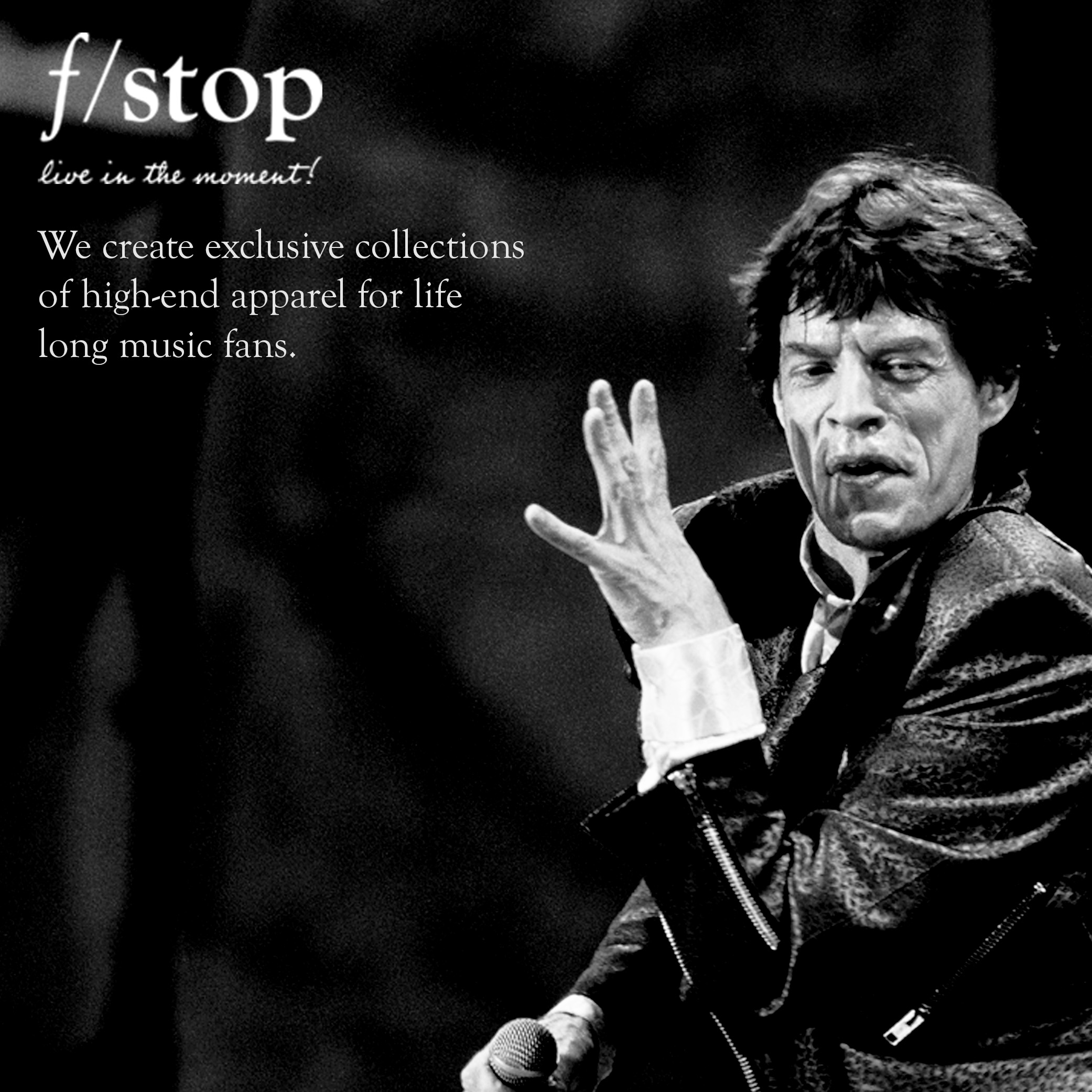 Brand Design: FStop Artist Mick Jagger