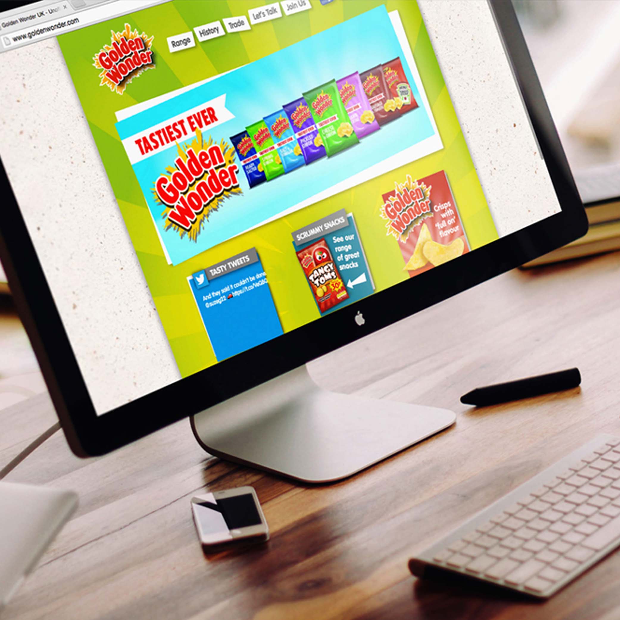 Brand and Design Agency: Golden Wonder Digital Visual