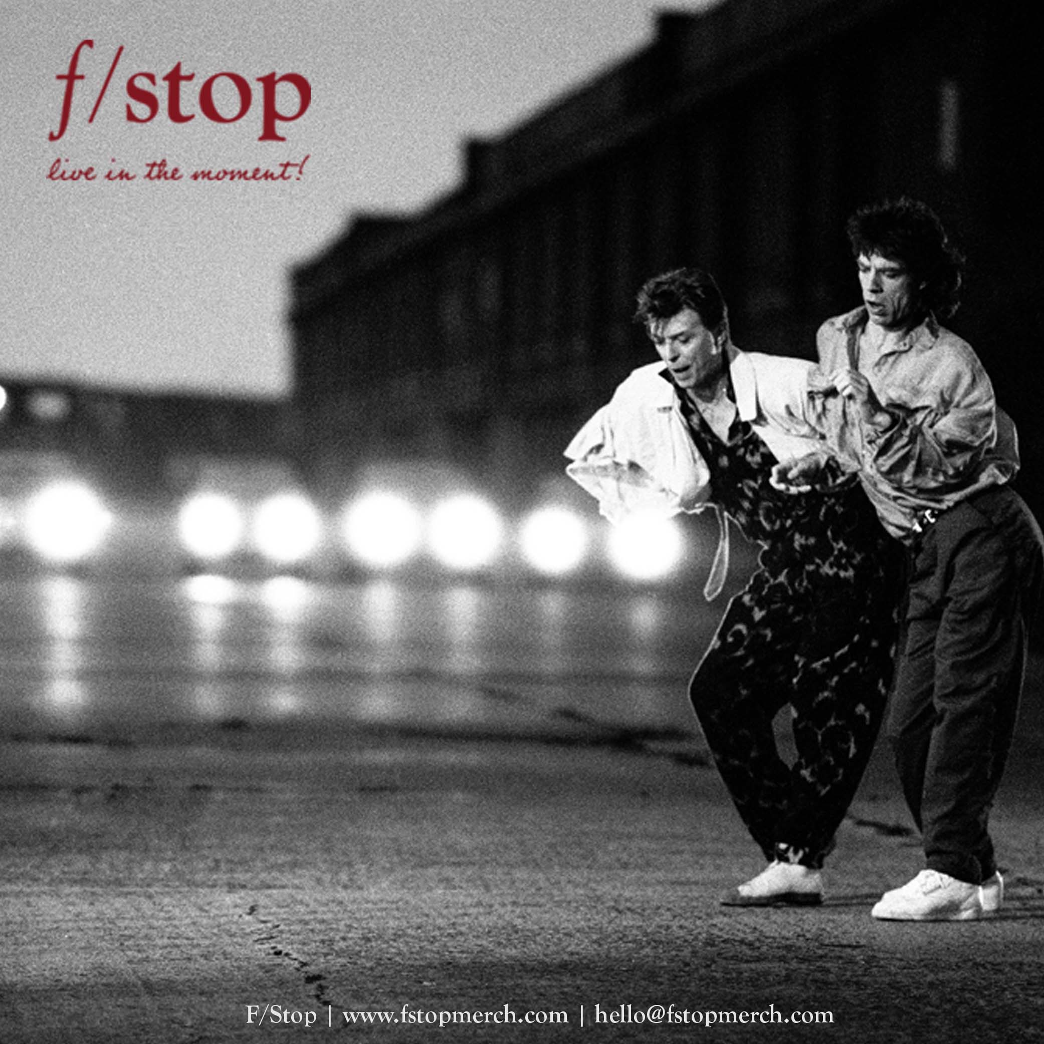 Branding Workshop: Fstop Visual Mick Jagger & David Bowie