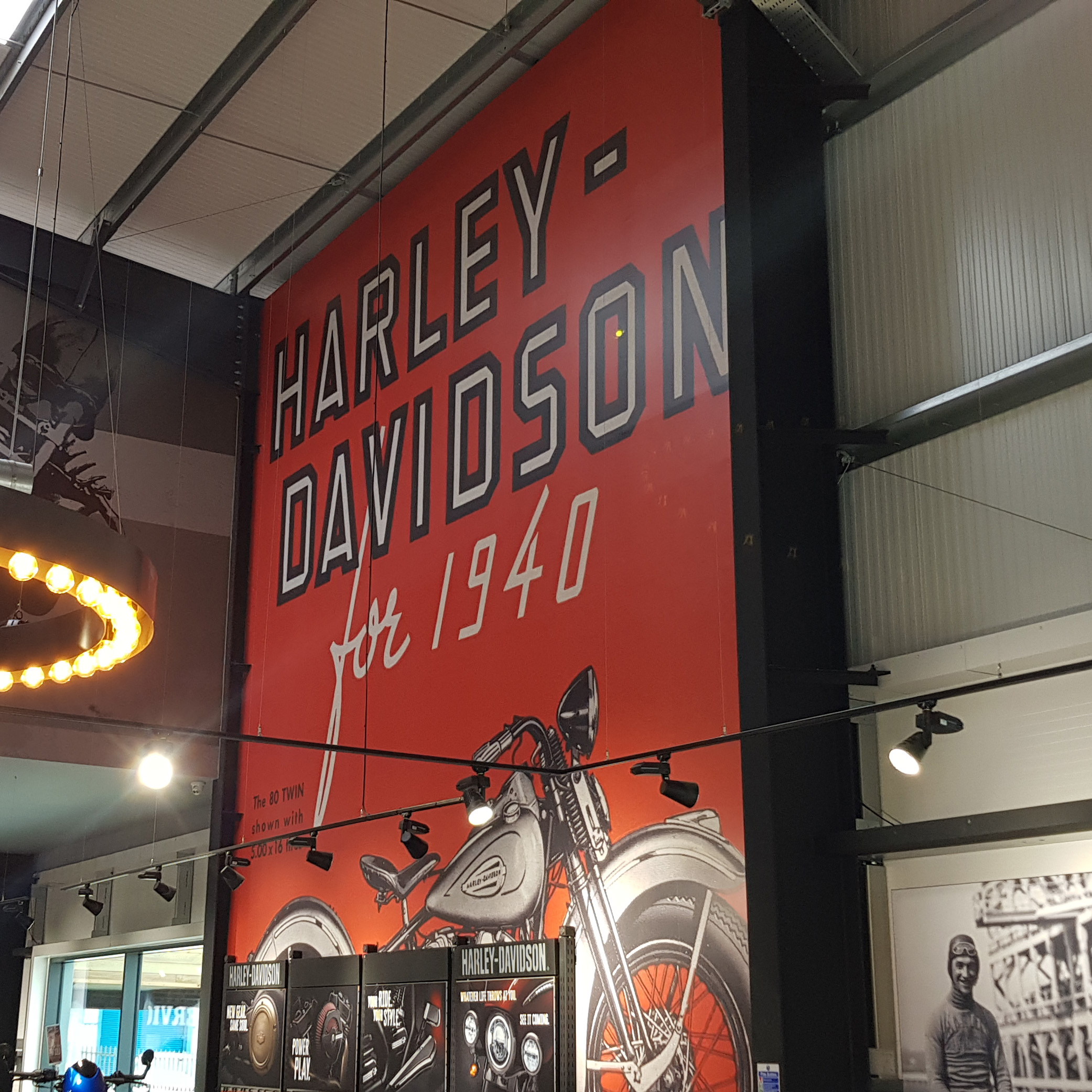 Retail Commercial Fit Out Example - Harley Davidson Showroom